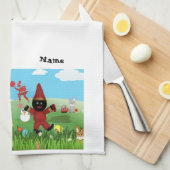 Haji Firuz thema Theedoek (Quarter Fold)