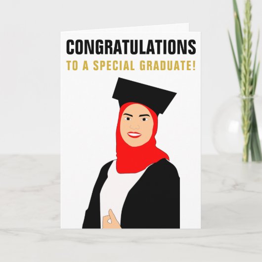 Hajibi Afstuderen Kaart (Voorkant)