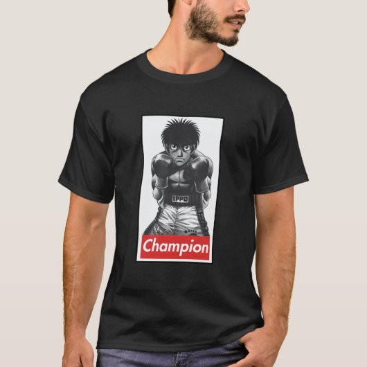 Hajime No Ippo de Champion  T-shirt (Voorkant)