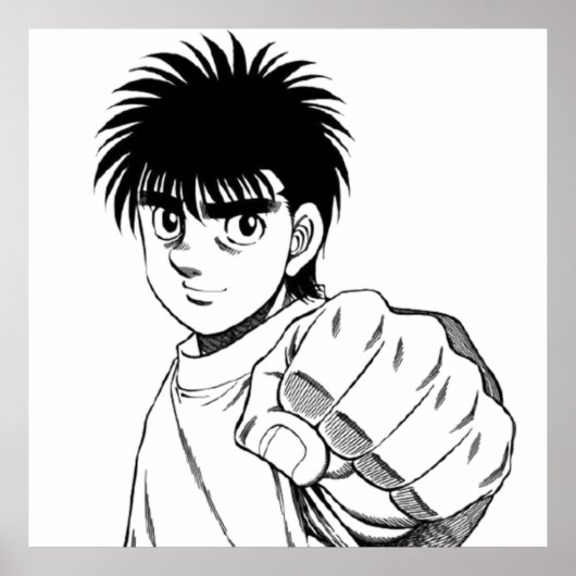 Hajime No Ippo-shirt Poster (Voorkant)