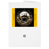 Hajj Gefeliciteerd Kaart (Achterkant)
