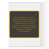 Hajj Gefeliciteerd Kaart (Binnen (Links))