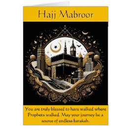 Hajj Gefeliciteerd Kaart