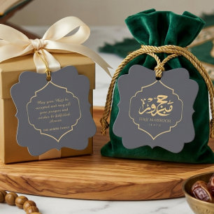 Hajj Mabroor Persoonlijk Islamitisch Cadeaubijschr Bedankjes Labels