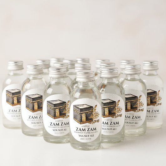 HAJJ MABRUR GEPERSONALISEERDE STICKER & LABEL VOOR