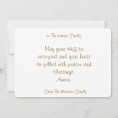 Hajj Mubarak Card  Umra Greeting Card  Kaart (Achterkant)