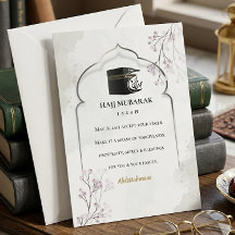 Hajj Mubarak Elegante Islamitische Kaaba Persoonli