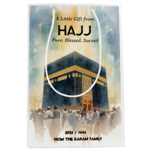 Hajj Mubarak gepersonaliseerde cadeautas, Umra-ret Medium Cadeauzakje