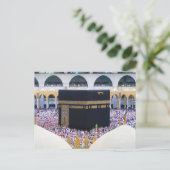 Hajj Mubarak Heilige Kaaba Mekka Islamitische devo Briefkaart (Staand voorkant)