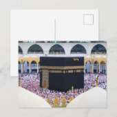 Hajj Mubarak Heilige Kaaba Mekka Islamitische devo Briefkaart (Voorkant / Achterkant)