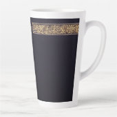 Hajj Mubarak Heilige Kaaba Mekka Islamitische devo Latte Mok (Rechts)