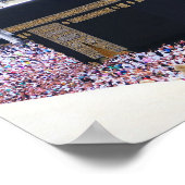 Hajj Mubarak Heilige Kaaba Mekka Islamitische devo Poster (Hoek)