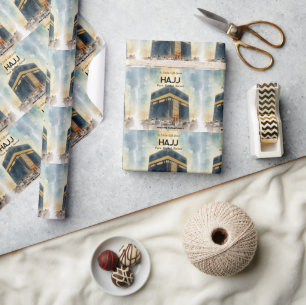 Hajj Mubarak Persoonlijk cadeauverpakkings papier