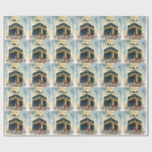 Hajj Mubarak Persoonlijk cadeauverpakkings papier (Vlak)