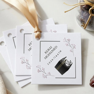 Hajj Mubarak Persoonlijk Islamitisch Cadeaublaadje Bedankjes Labels