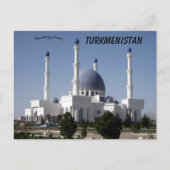 Hajji Gurbanguly Mosque in Mary Turkmenistan Briefkaart (Voorkant)