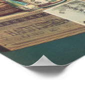 HAJUTSURU SAKE Japan Geisha  Adverteren Poster (Hoek)