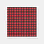 Hak Chop! Rustic Lumberjack Flannel Baby shower Servet (Voorkant)