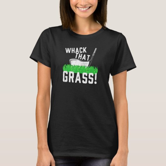 Hak dat gras - Golfer T-shirt (Voorkant)