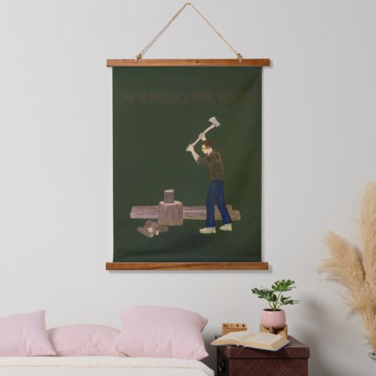 Hak hout voor goede muur opknoping tapijt hangend wandkleed (Slaapkamer)