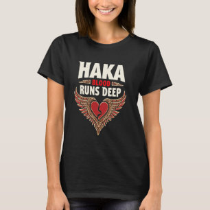 Haka Dans Maori Krijgersritueel Nieuw-Zeeland Cult T-shirt