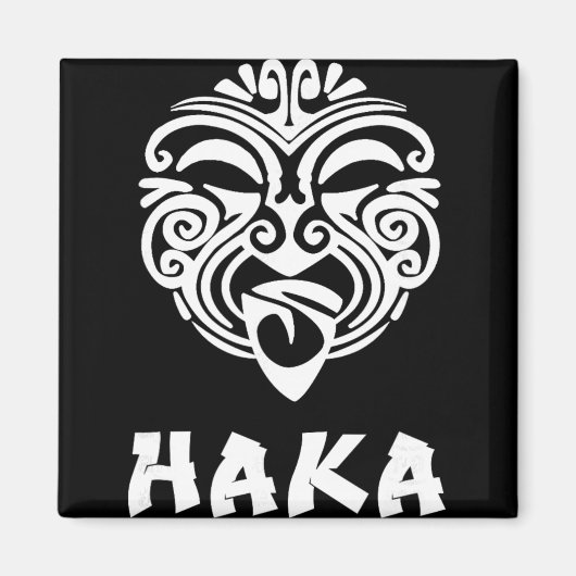Haka New Zealand Rugby Fans Maori Haka Dance  Magneet (Voorkant)