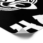 Haka New Zealand Rugby Fans Maori Haka Dance  Poster (Hoek)