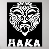 Haka New Zealand Rugby Fans Maori Haka Dance  Poster (Voorkant)