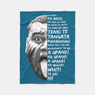 Haka Nieuw-Zeeland Maori Nieuw-Zeeland Fans Rugby  Fleece Deken