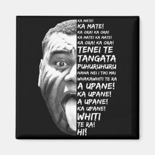 Haka Nieuw-Zeeland Maori Nieuw-Zeeland Fans Rugby  Magneet