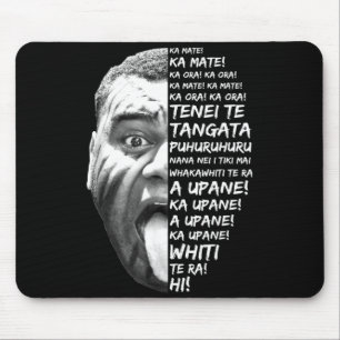 Haka Nieuw-Zeeland Maori Nieuw-Zeeland Fans Rugby  Muismat