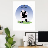 haka rugby , tony fernandes poster (Thuiskantoor)