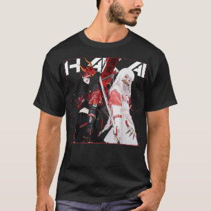 Hakai Cyborg Samurai Girl esthetische Japanse robo T-shirt