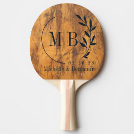 Hakblok Blad Trouw Monogram Tafeltennisbatje