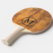 Hakblok Monogram Tafeltennisbatje (Voorkant Gekanteld)