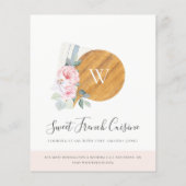 Hakbord Blush Bloem Bakkerij Kookles Flyer (Achterkant)