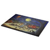 hakbord, heksen, zwart, katten snijplank (Hoek)