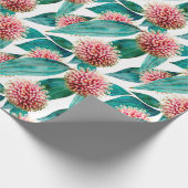 Hakea Laurina Pincushion Blooms Cadeaupapier (Hoek)