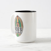 HakeDesign Tweekleurige Koffiemok (Voorkant links)