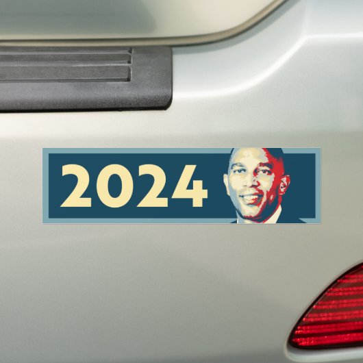 Hakeem Jeffries 2024 Bumpersticker (Op auto)