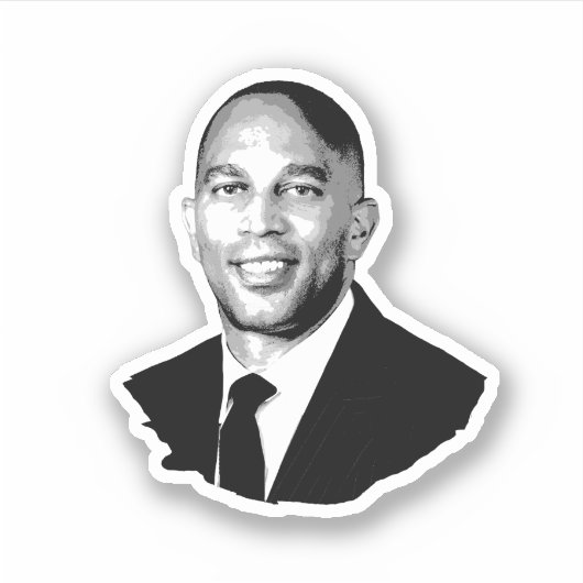 Hakeem Jeffries Sticker (Voorkant)