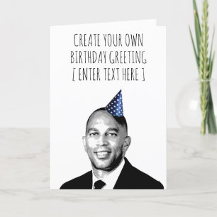 Hakeem Jeffries Verjaardagskaart op Maat Kaart