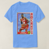 Hakeem Olajuwon Retro Style 90s Trading d T-shirt (Design voorkant)