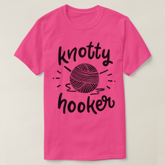 Haken breien 13 t-shirt (Design voorkant)