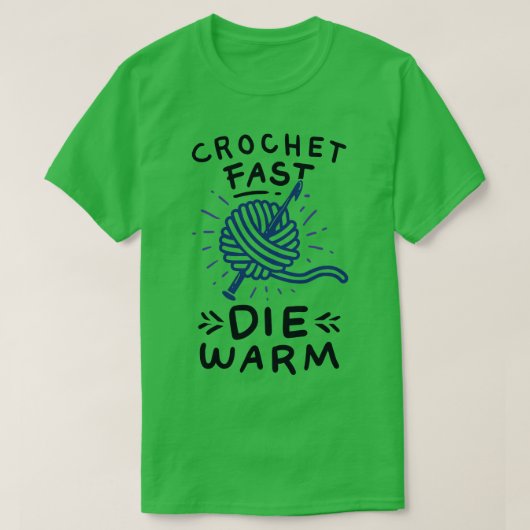 Haken breien 5 t-shirt (Design voorkant)