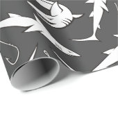 Haken en haken Patroon Cadeaupapier (Rol Hoek)