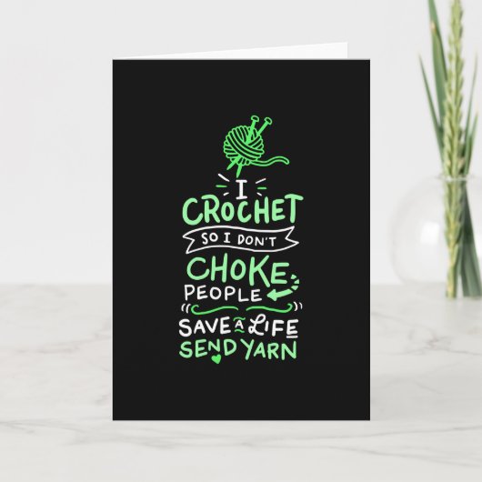 Haken Haakster Cadeau Kaart (Voorkant)