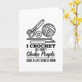 Haken Haakster Garen Kaart (Gele Bloem)