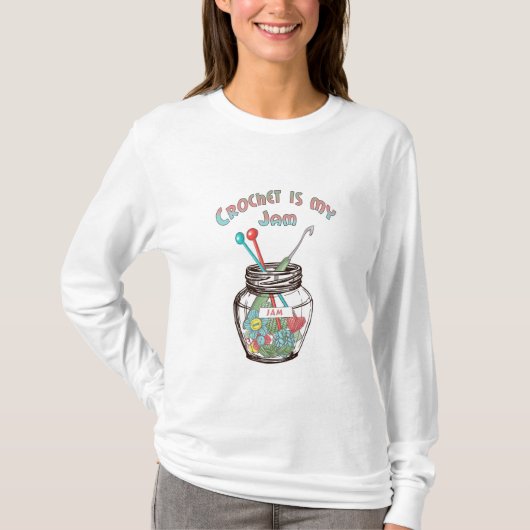 Haken is mijn ding t-shirt (Voorkant)