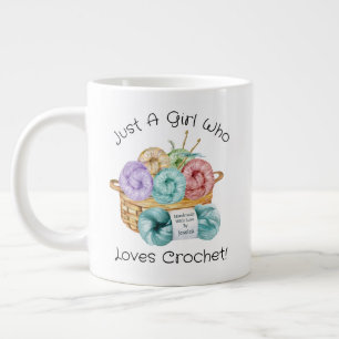 Haken met liefde Persoonlijke Reuzen Koffiemok Grote Koffiekop